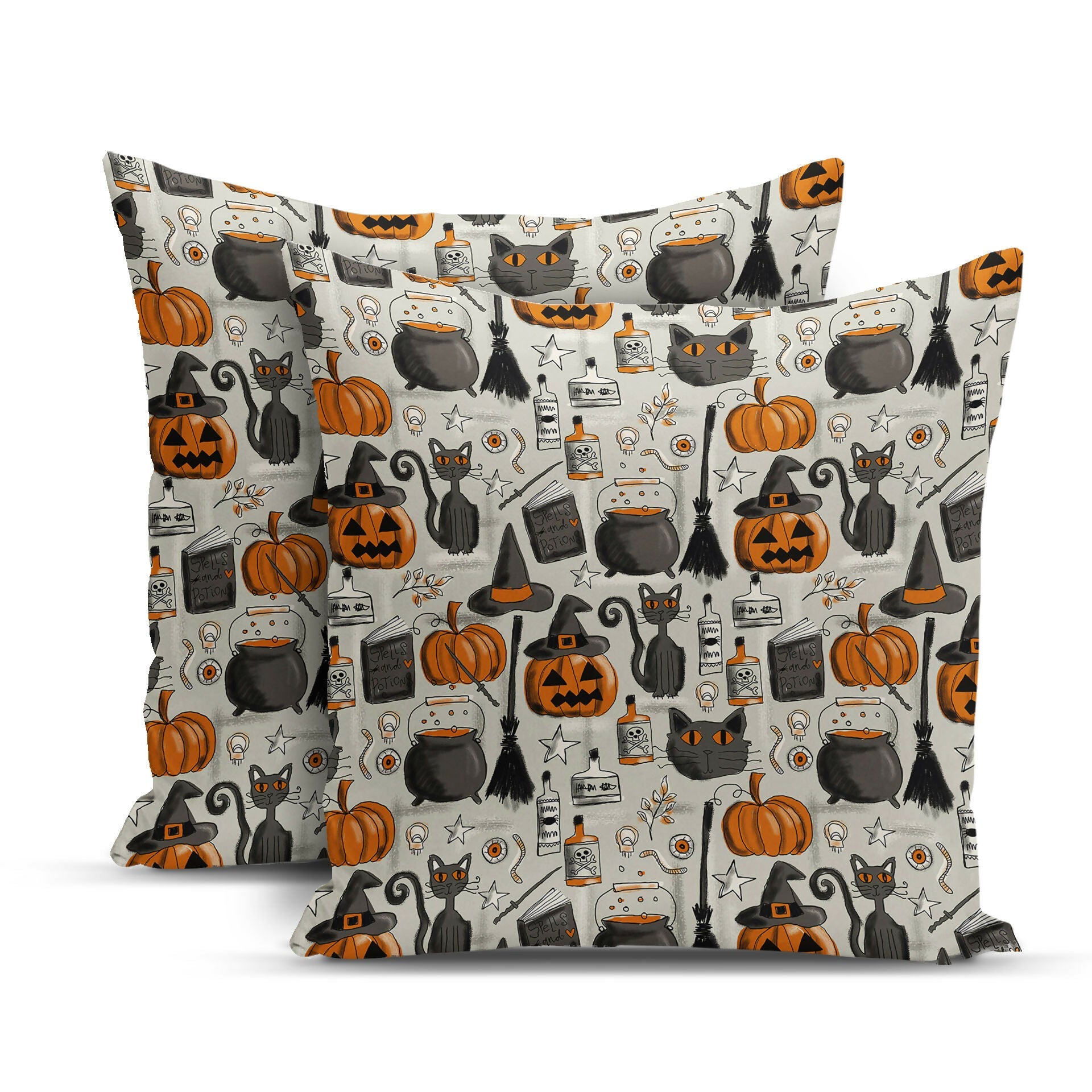 Halloween Themed Pillow Covers – Holiday Dining or Living Room Decoration - Wear Sierra
