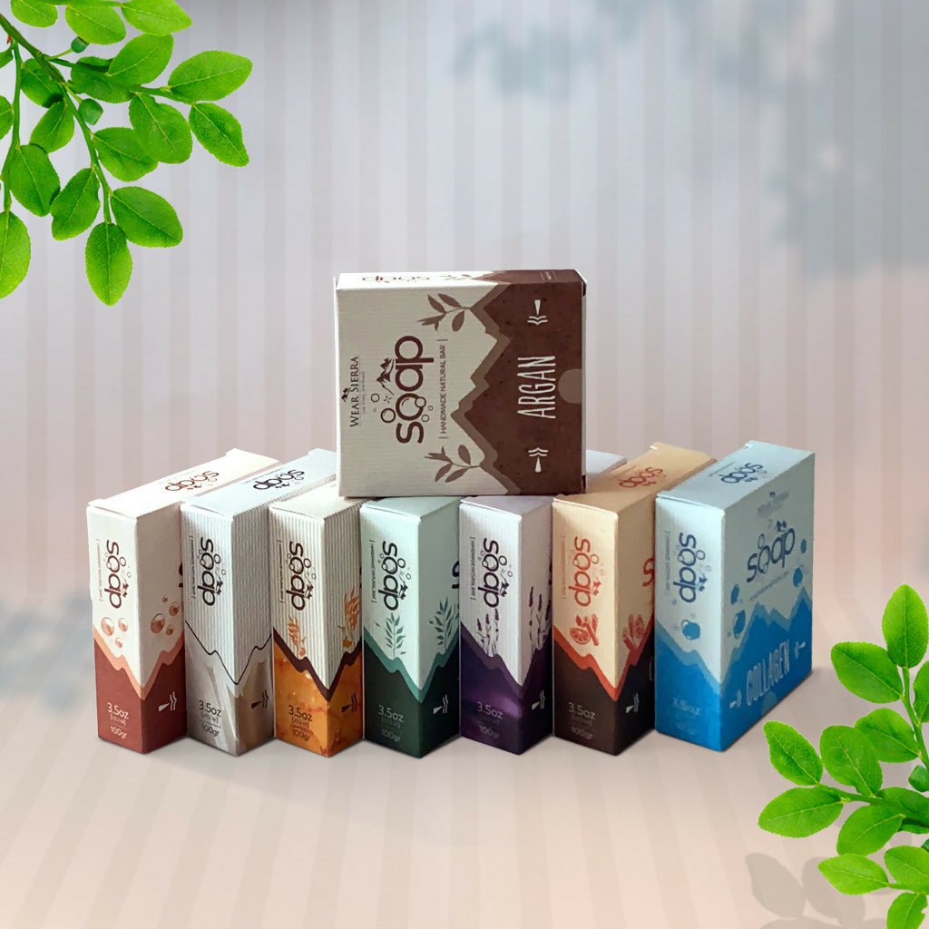 Handmade Natural Argan Bar Soap Pack Of 2, Beauty Bar, Gift For Her - Wear Sierra