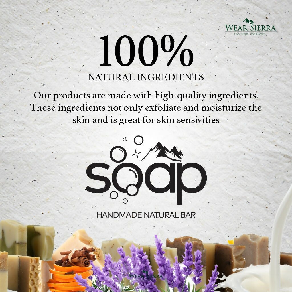 Handmade Natural Argan Bar Soap Pack Of 2, Beauty Bar, Gift For Her - Wear Sierra