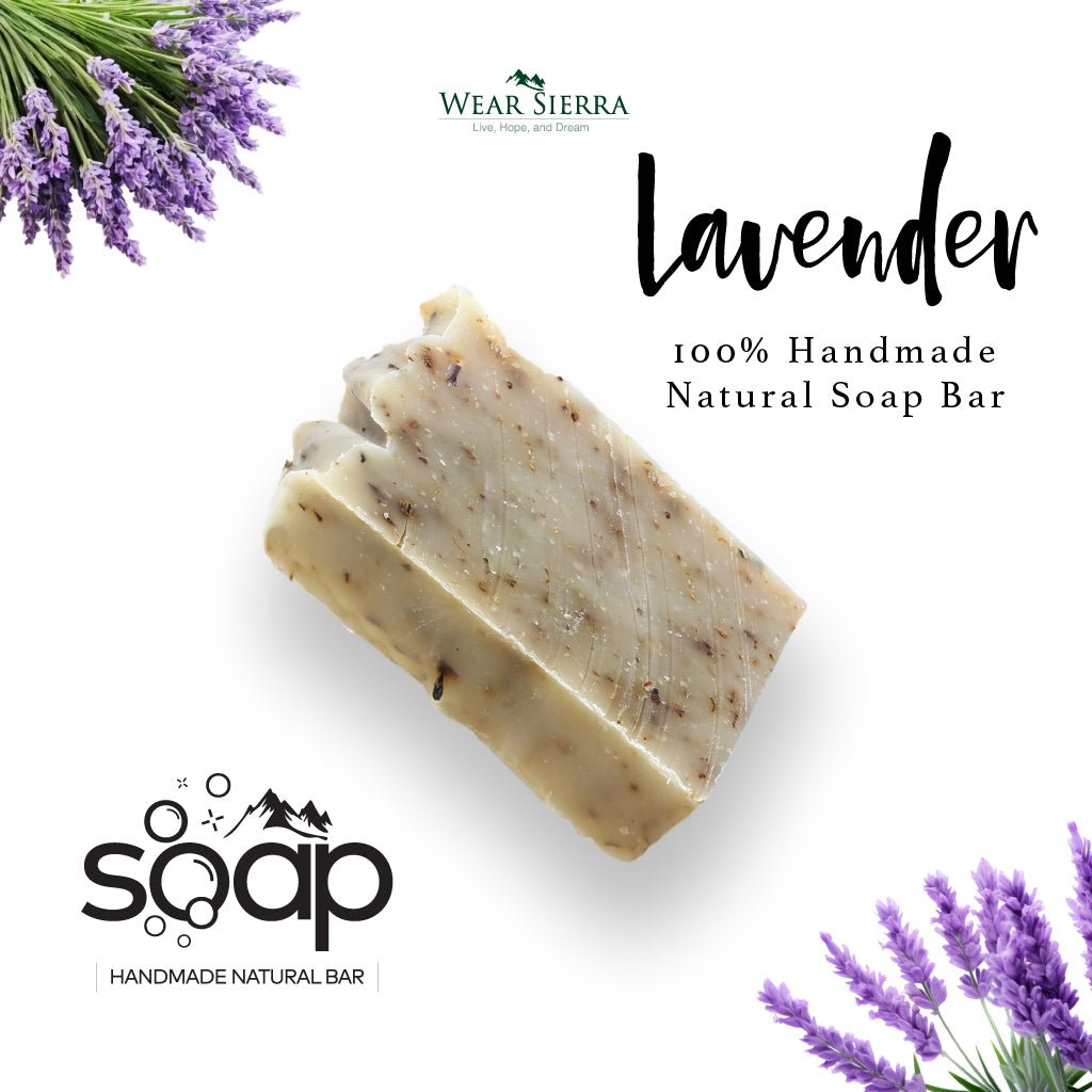 Handmade Natural Refreshing Lavender Bar Soap Pack Of 2, Beauty Bar, Gift For Her - Wear Sierra
