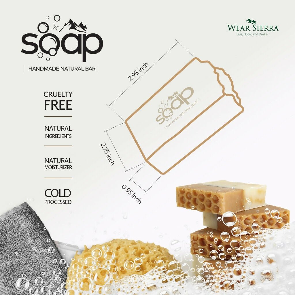 Handmade Natural Refreshing Lavender Bar Soap Pack Of 2, Beauty Bar, Gift For Her - Wear Sierra