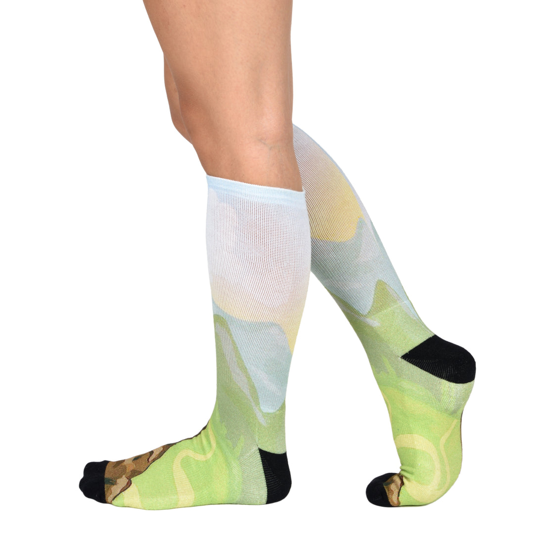 Men & Women's CoolMax Knee-High Socks, Nature Inspired Collection for Men & Women Eco-Friendly Knee High Socks