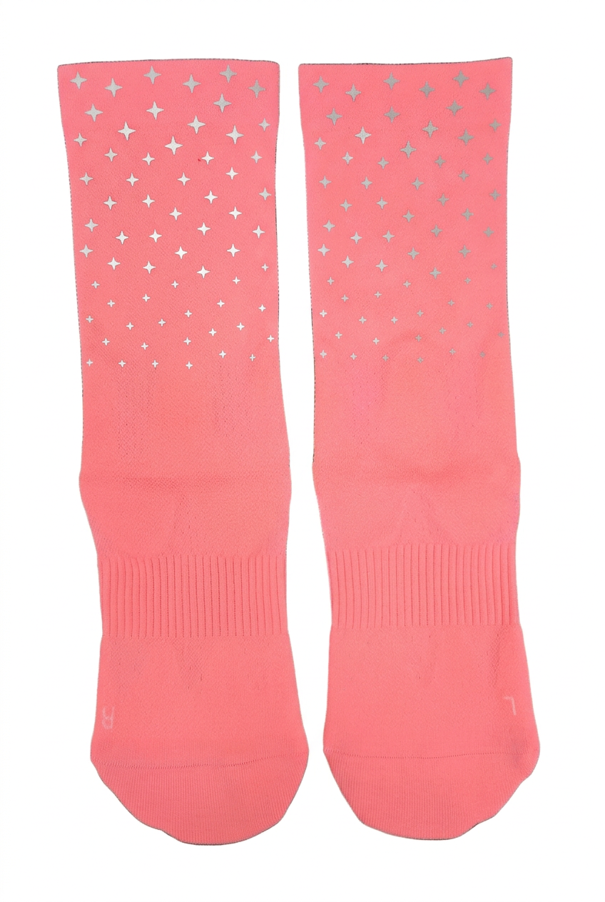 Reflective Sports Compression Socks with Arch Support – 15–20 mmHg