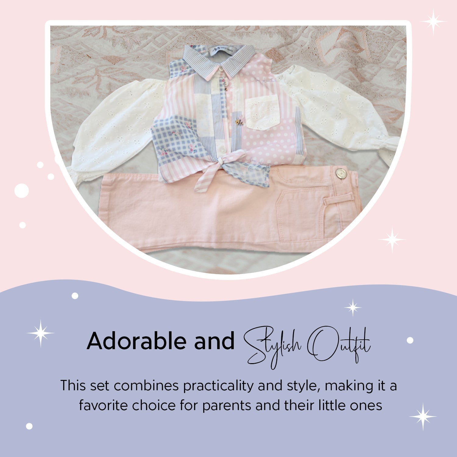 Infant and Toddler Girls' Shirt and Pants 2-Piece Outfit Great for Spring and Summer - Wear Sierra