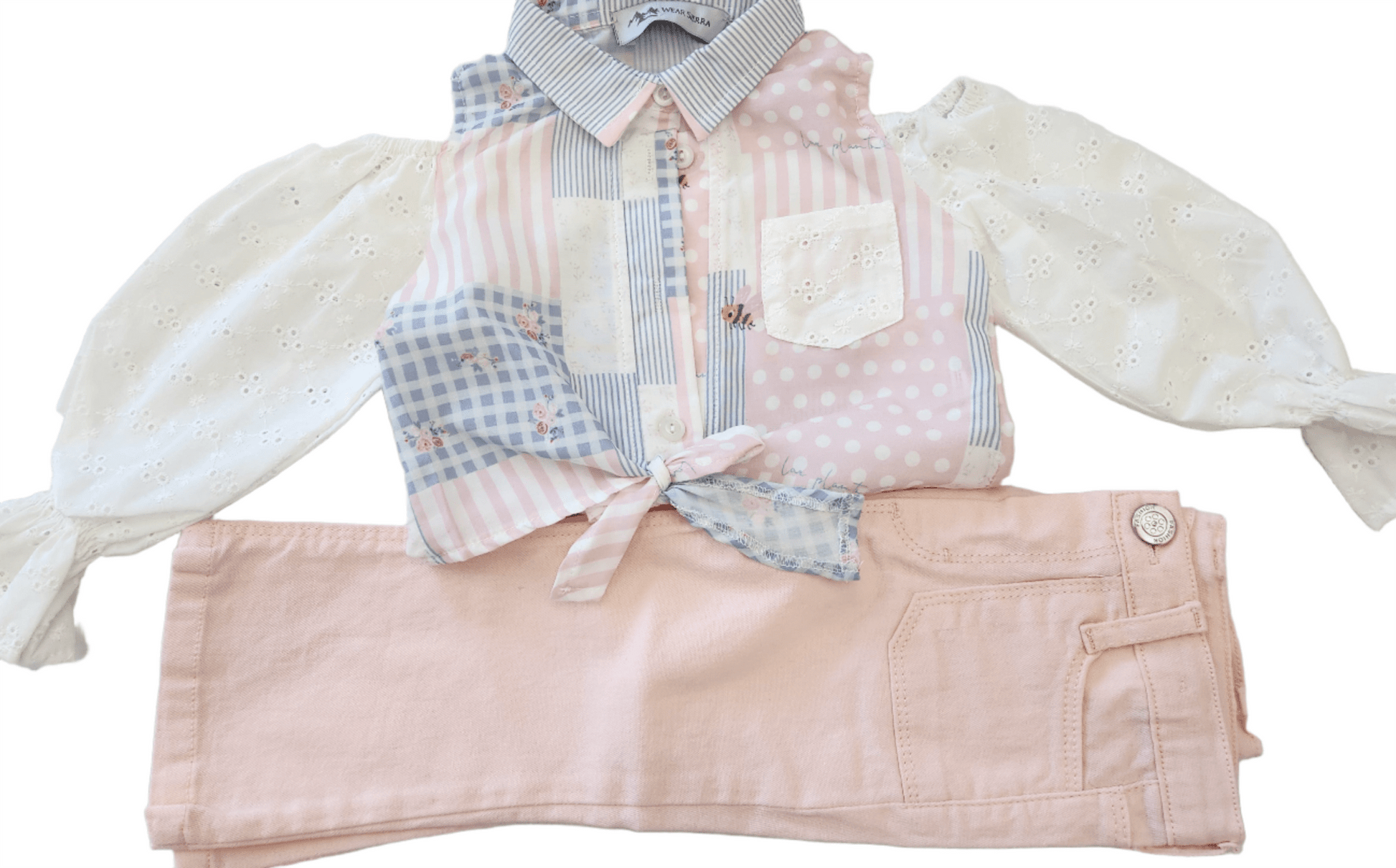 Infant and Toddler Girls' Shirt and Pants 2-Piece Outfit Great for Spring and Summer - Wear Sierra