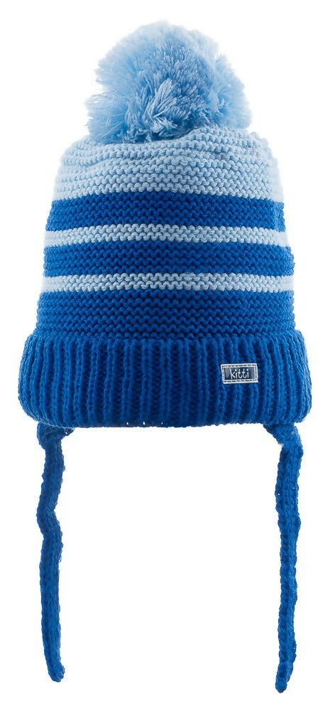 Infant Boys' Knitted Winter Beanie With Earflaps - Wear Sierra