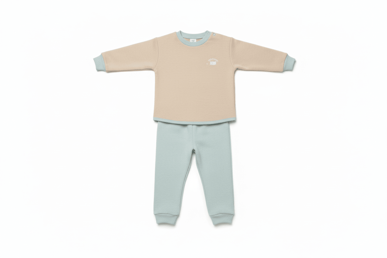 Infant & Toddler Sweatshirt and Sweatpants Football Themed Set for Little Boys & Girls 2 Piece Outfit - Wear Sierra