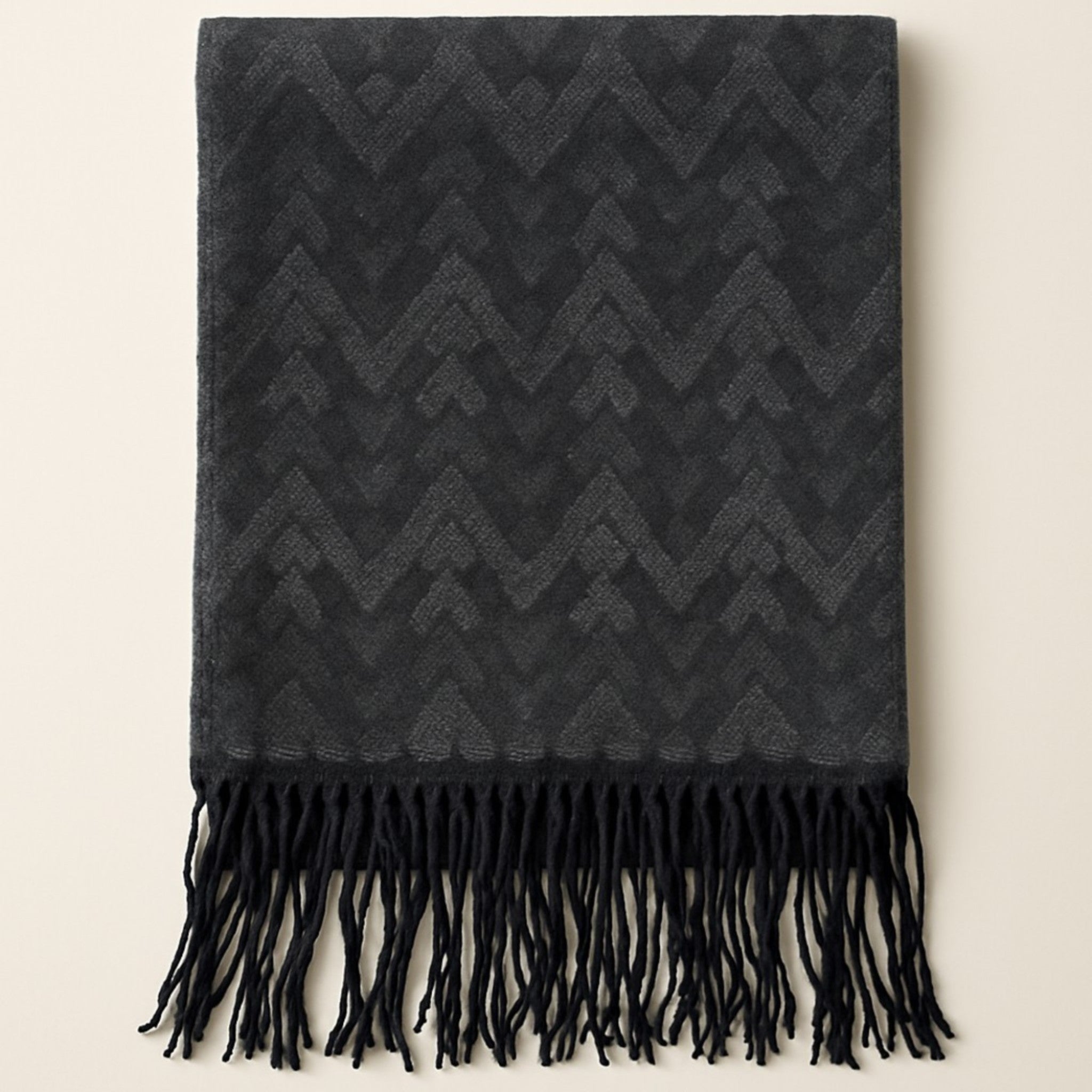 Italian Inspired Scarf for Men Double-Sided Classic Herringbone Pattern Perfect for Gifting! - Wear Sierra