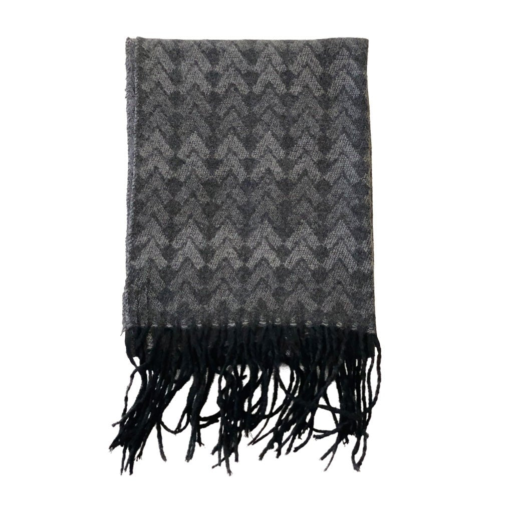 Italian Inspired Scarf for Men Double-Sided Classic Herringbone Pattern Perfect for Gifting! - Wear Sierra