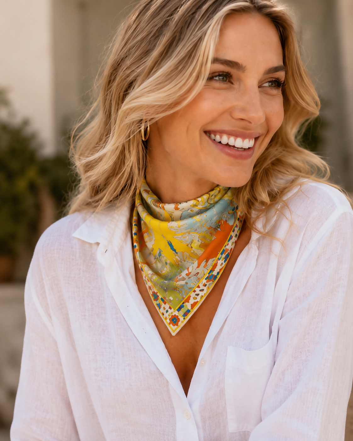Marezze Timeless Saten Twill Scarf Collection – 2-Piece Paisley Accessories Set