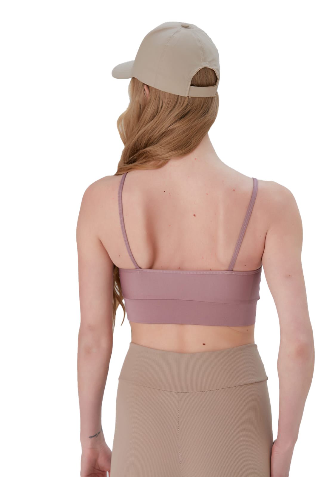 Juniors' and Women's Lightly Padded Workout Wear, Crisscross Front Plunge Neck Top - Wear Sierra