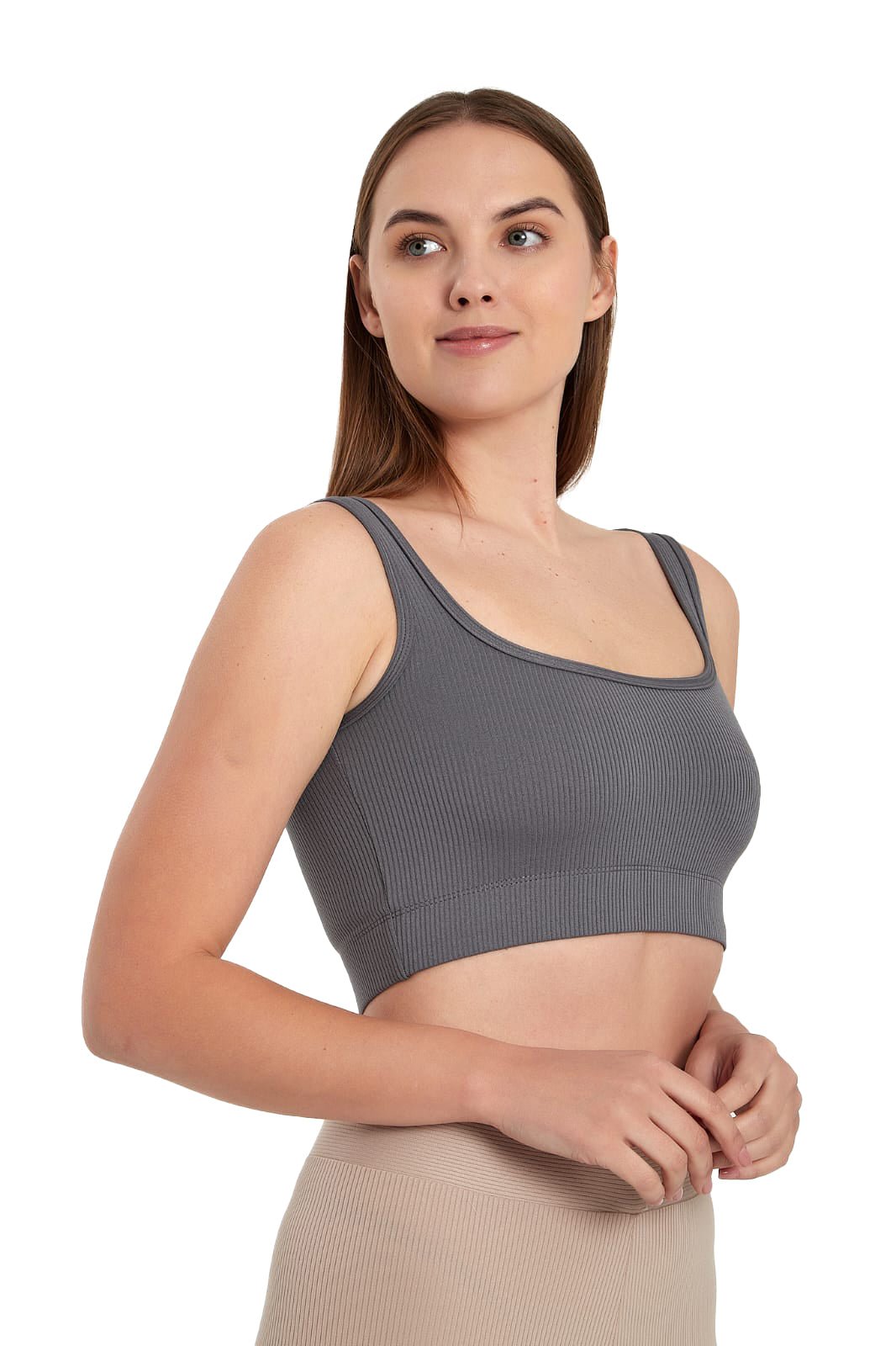 Juniors' and Women's Unlined Sports Bra - Ultra Soft, Seamless Bra Moisture-Wicking & Quick Drying Activewear - Wear Sierra