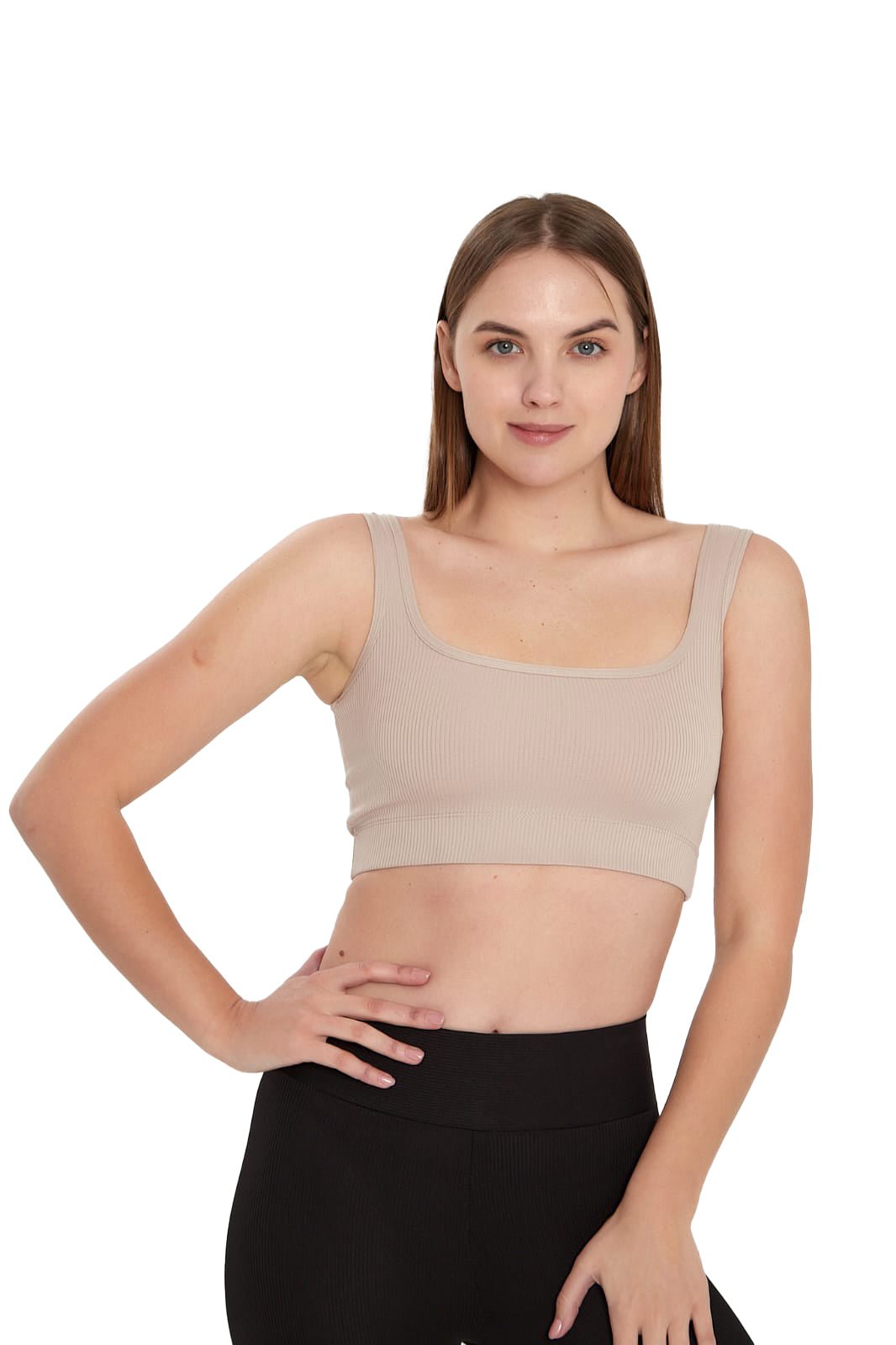 Juniors' and Women's Unlined Sports Bra - Ultra Soft, Seamless Bra Moisture-Wicking & Quick Drying Activewear - Wear Sierra