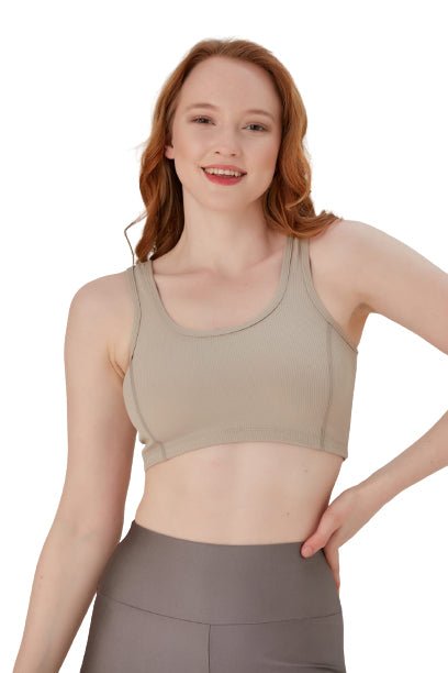 Juniors' and Women's Unlined Sports Top Activewear, Comfortable Soft Bra for Yoga, Walking, Sports - Wear Sierra