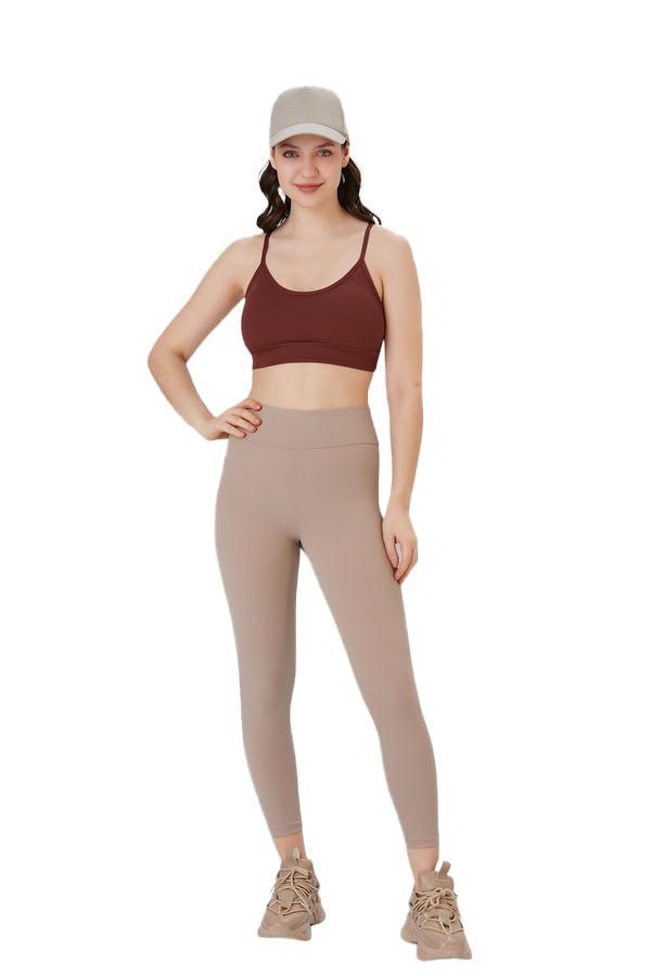 Junior's and Women's Workout Wear, Spaghetti Strap Racer Back Bra Top - Wear Sierra