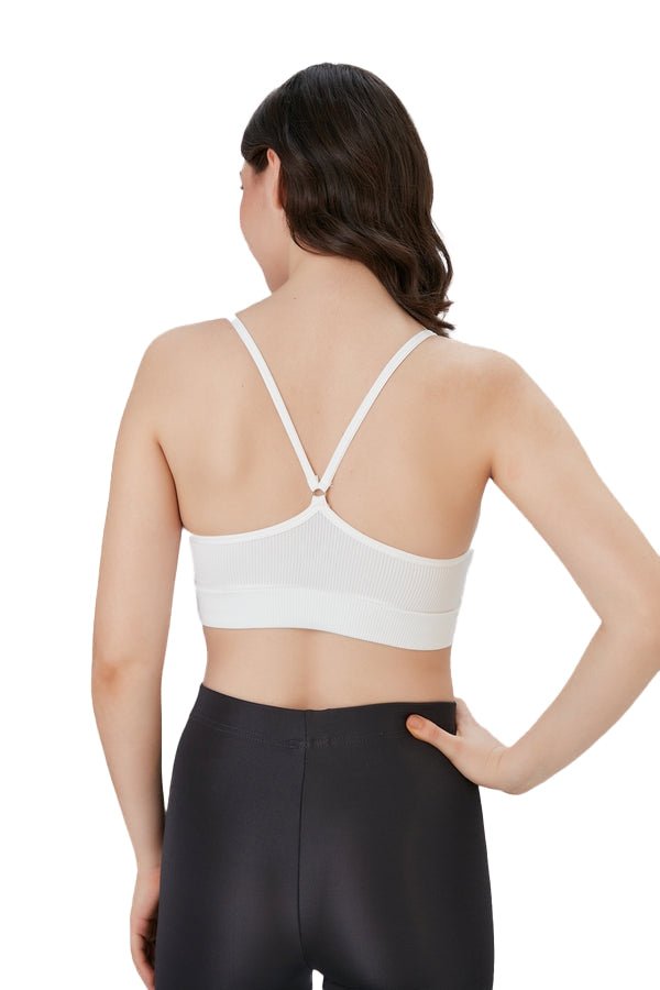 Junior's and Women's Workout Wear, Spaghetti Strap Racer Back Bra Top - Wear Sierra