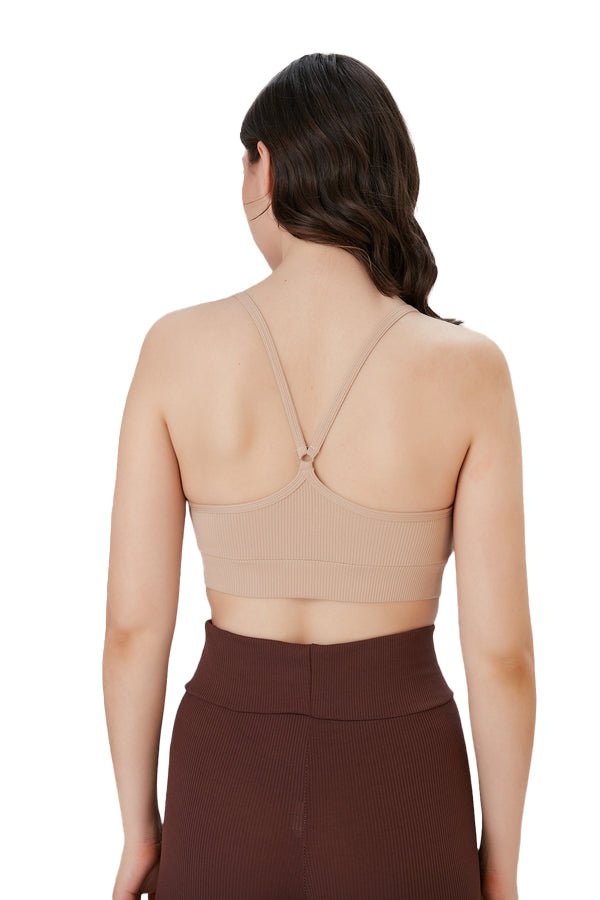 Junior's and Women's Workout Wear, Spaghetti Strap Racer Back Bra Top - Wear Sierra