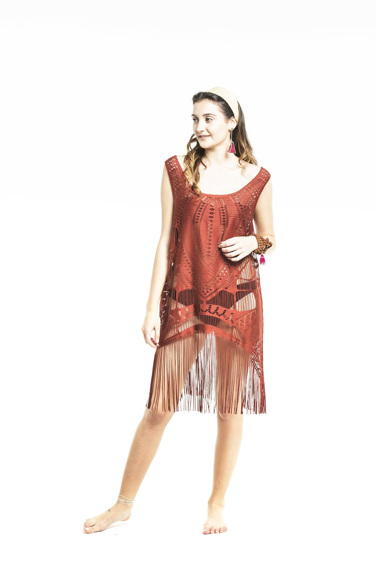 Ladies Beachwear - Pool Cover Up, Fun Summer Dress Swimsuit Coverups, Stylish, Lightweight, and Breathable Swimwear Accessories - Wear Sierra