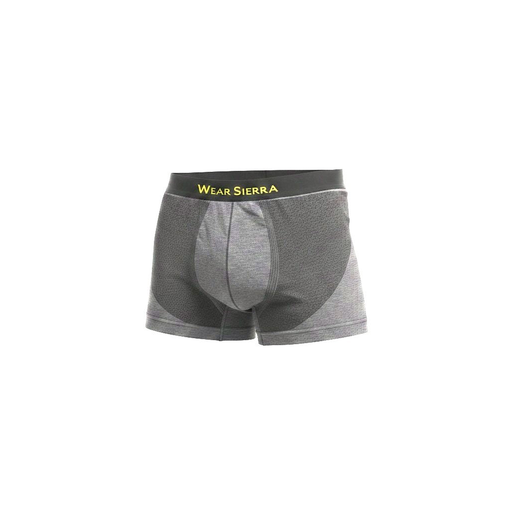 Men's Boxers, Cotton & Charcoal Infused Low Rise Trunk Underwear (2 Pack includes 1 Gray, 1 Charcoal)