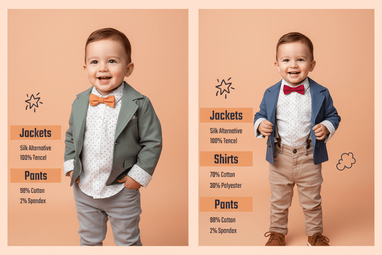 Little Boy & Toddler Boy's 3-Piece Suit with Fully Lined Jacket, Pants and Button Up Shirt - Wear Sierra