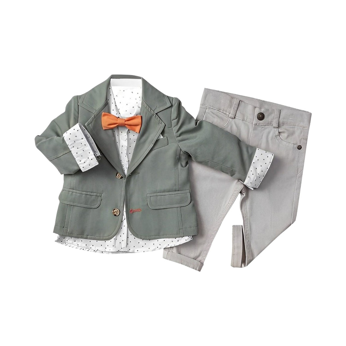 Little Boy & Toddler Boy's 3-Piece Suit with Fully Lined Jacket, Pants and Button Up Shirt - Wear Sierra