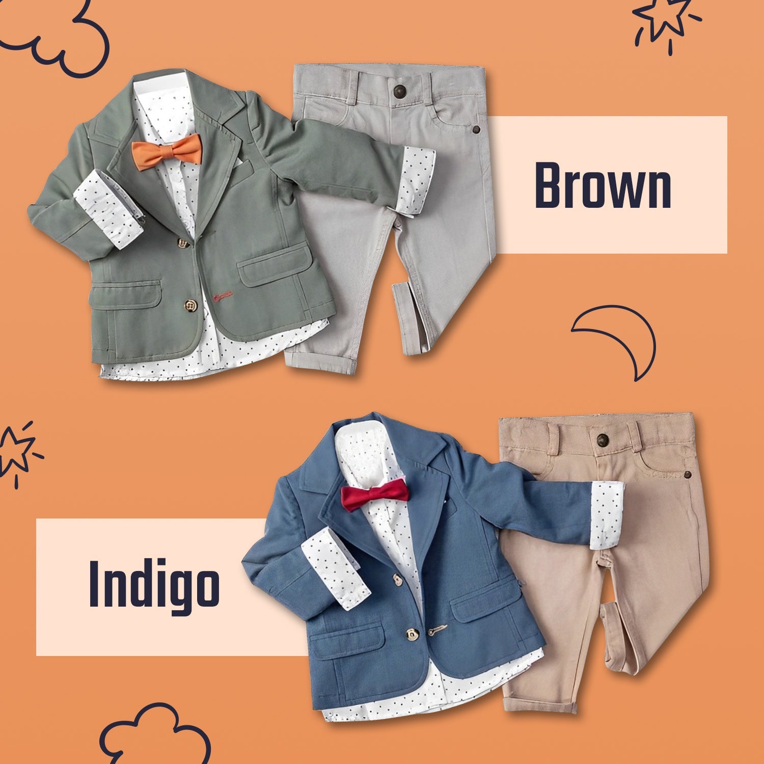 Little Boy & Toddler Boy's 3-Piece Suit with Fully Lined Jacket, Pants and Button Up Shirt - Wear Sierra
