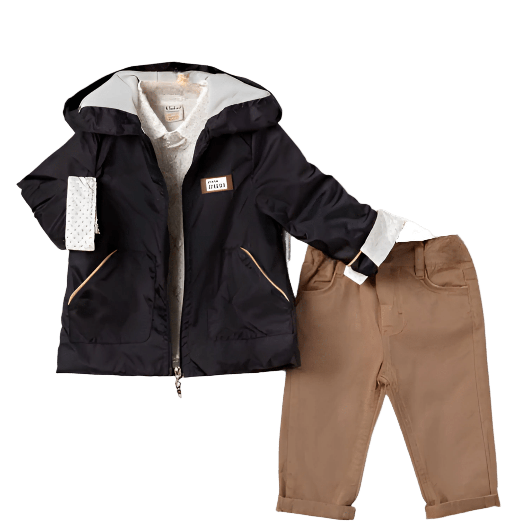 Little Boys' 3 Piece Jacket, Pants and Button Up Long-Sleeve Shirt Set - Great Birthday Gift for Your Toddler - Wear Sierra