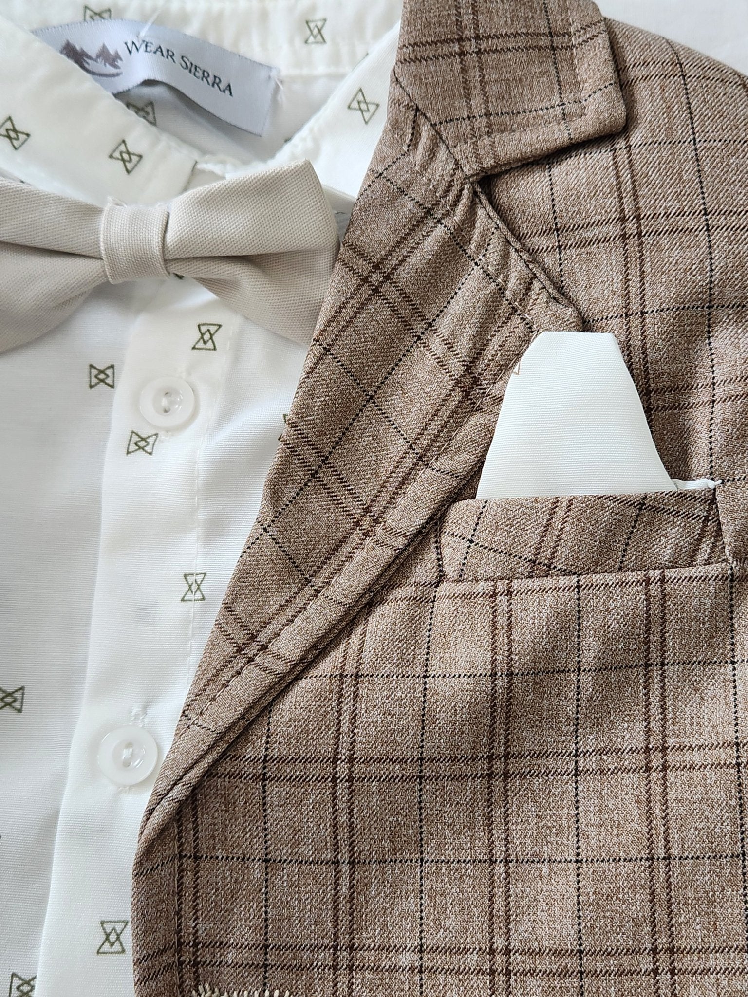 Little Boys' Jacket, Long Sleeve Button-Up Shirt and Pants 3-Piece Dressy Suit - Wear Sierra