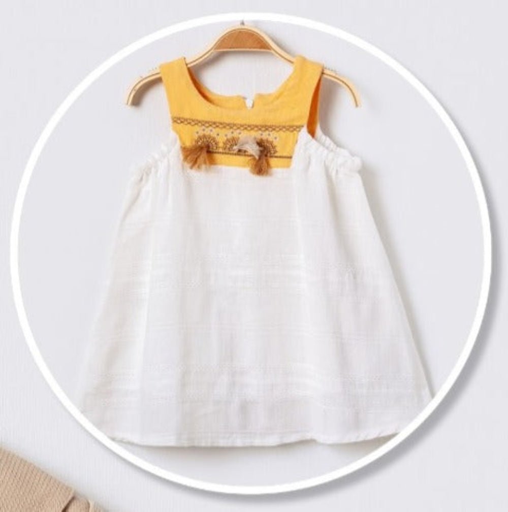 Little Girls' Sundress and Jacket Set - 2 Piece Adorable Little Girls Outfit, Perfect for Summer and Fall - Wear Sierra