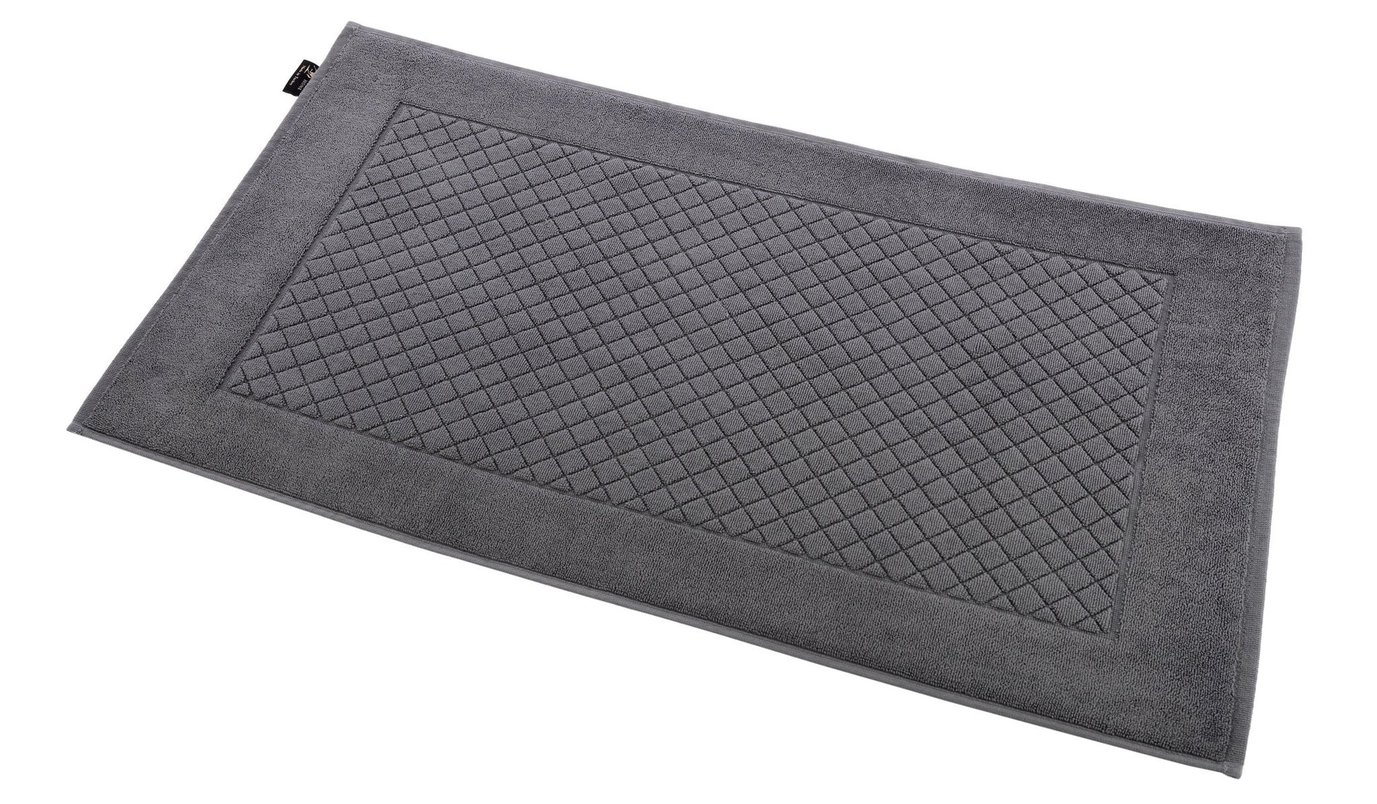 Luxury Hotel Style Ultra Soft Turkish Cotton Bath Mats - 2 Pack Oversized 20" x 30" Bathroom Rug, Diamond Pattern - Wear Sierra