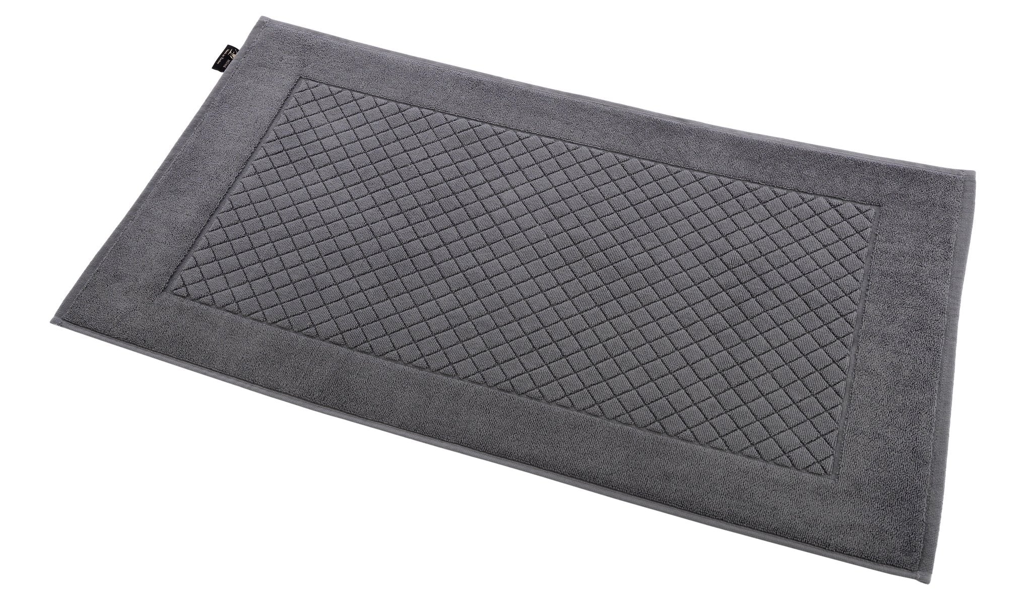 Luxury Hotel Style Ultra Soft Turkish Cotton Bath Mats - 2 Pack Oversized 20" x 30" Bathroom Rug, Diamond Pattern - Wear Sierra