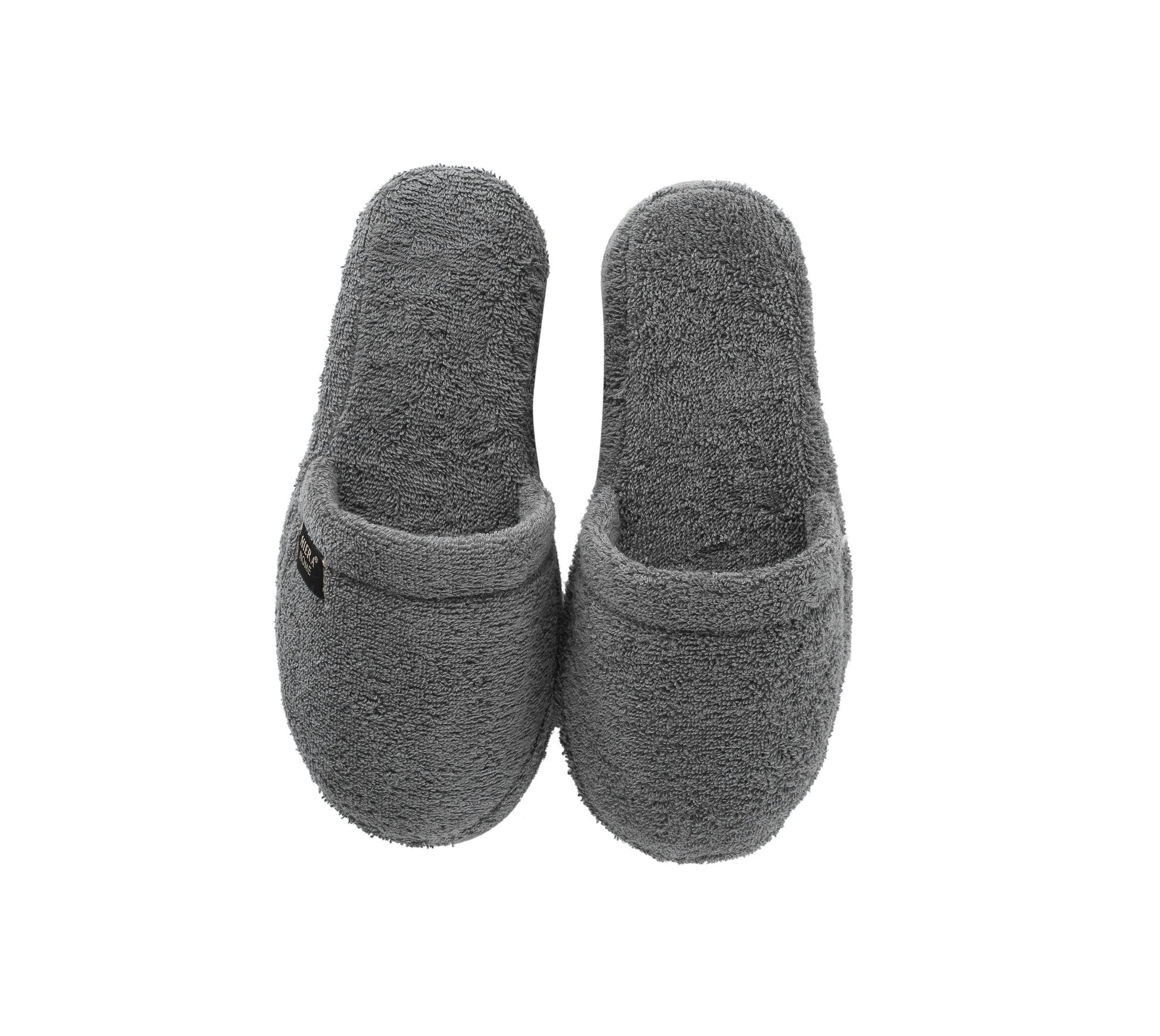 Luxury Non-Slip House Slippers in Turkish Cotton, Hotel Style Ultra Soft, Spa-Level Closed Toe Bath Slippers for Men & Women - Wear Sierra