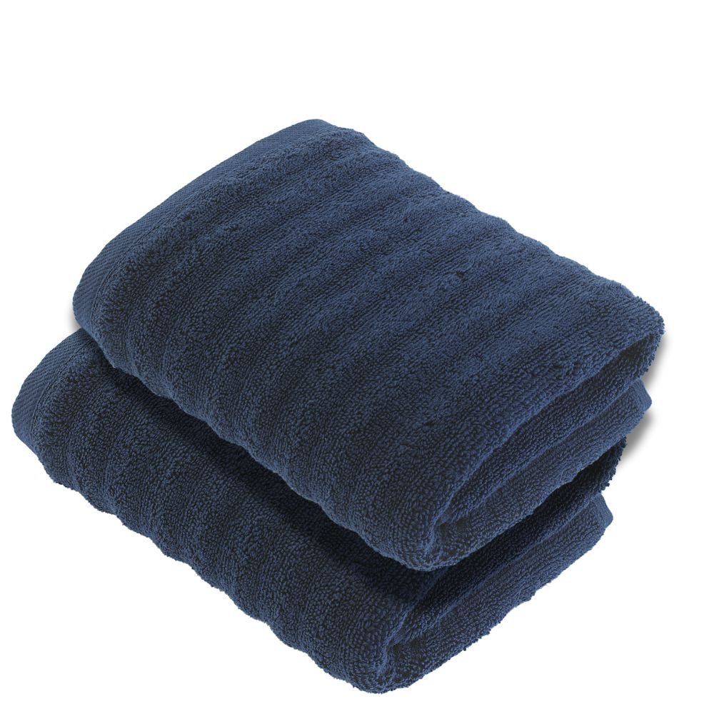 Luxury Turkish Bath Towels, 100% Turkish Cotton, Quick Drying, High Absorbency, Ultra Soft Towels For Home and Bath, Oversized 30"W x 55"L 2-Piece Plush Bath Towels, Beat Style - Wear Sierra