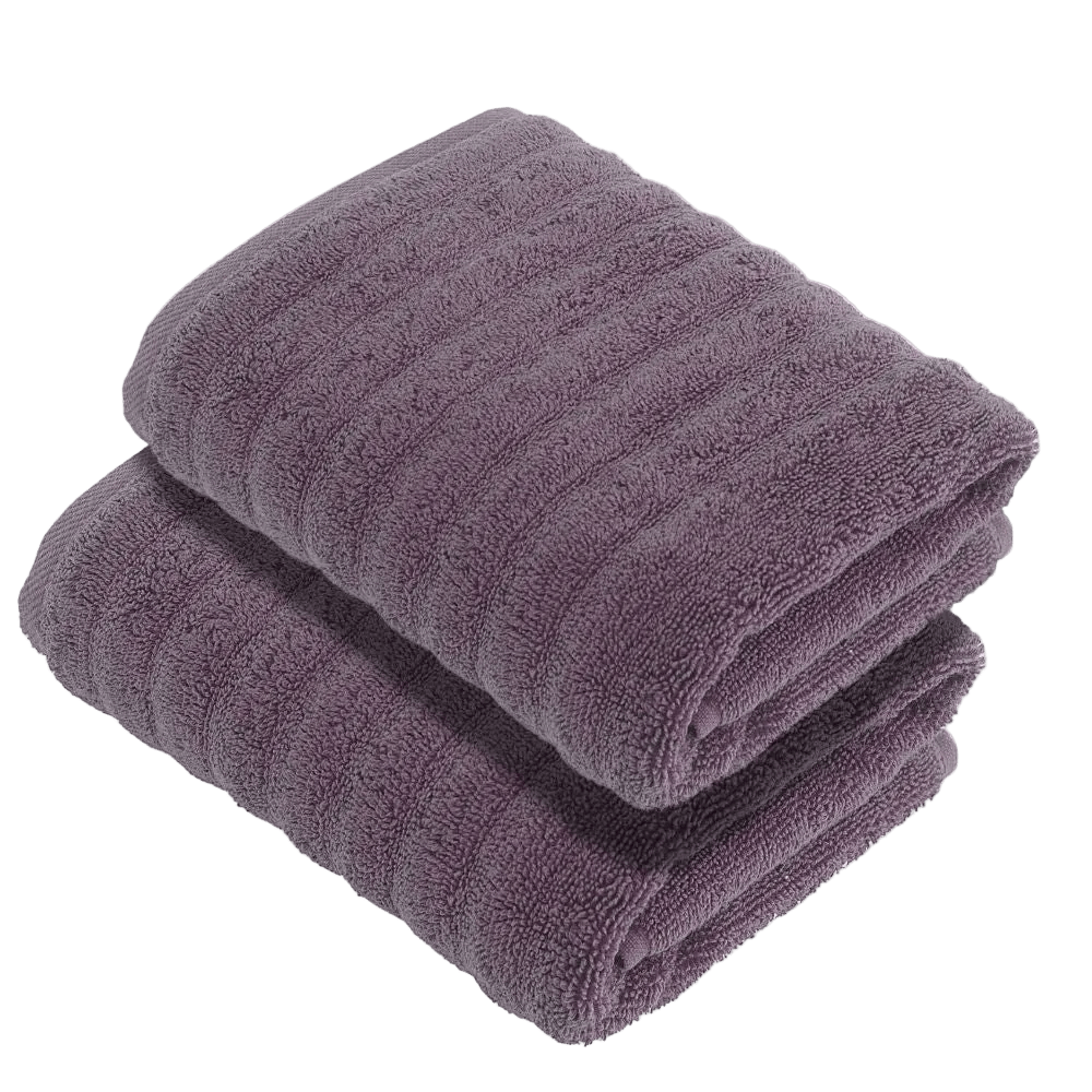 Luxury Turkish Bath Towels, 100% Turkish Cotton, Quick Drying, High Absorbency, Ultra Soft Towels For Home and Bath, Oversized 30"W x 55"L 2-Piece Plush Bath Towels, Beat Style - Wear Sierra