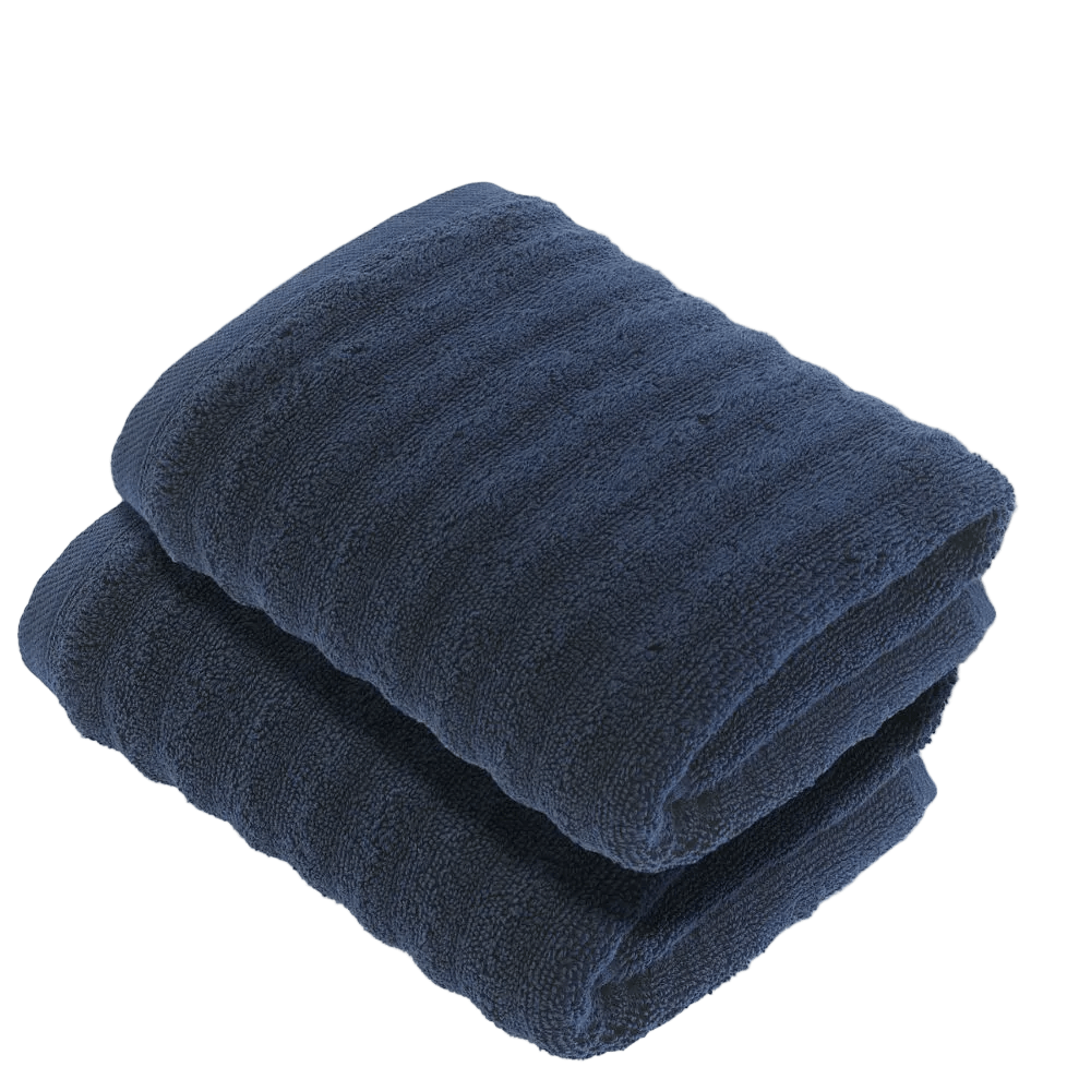 Luxury Turkish Bath Towels, 100% Turkish Cotton, Quick Drying, High Absorbency, Ultra Soft Towels For Home and Bath, Oversized 30"W x 55"L 2-Piece Plush Bath Towels, Beat Style - Wear Sierra