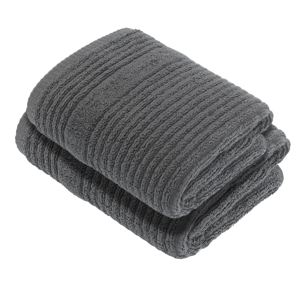 Luxury Turkish Bath Towels, 100% Turkish Cotton, Quick Drying, High Absorbency, Ultra Soft Towels For Home and Bath, Oversized 30"W x 55"L 2-Piece Plush Bath Towels, Rialto Style - Wear Sierra