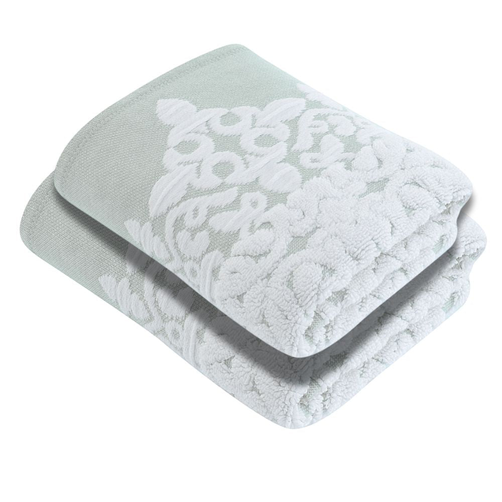 Luxury Turkish Bath Towels, 100% Turkish Cotton, Quick Drying, High Absorbency, Ultra Soft Towels For Home and Bath, Oversized 40"W x 60"L 2-Piece Bath Sheet Charm Style - Wear Sierra
