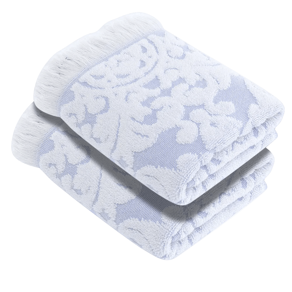 Luxury Turkish Bath Towels, 100% Turkish Cotton, Quick Drying, High Absorbency, Ultra Soft Towels For Home and Bath, Oversized 40"W x 60"L 2-Piece Bath Sheet, Violet Style - Wear Sierra