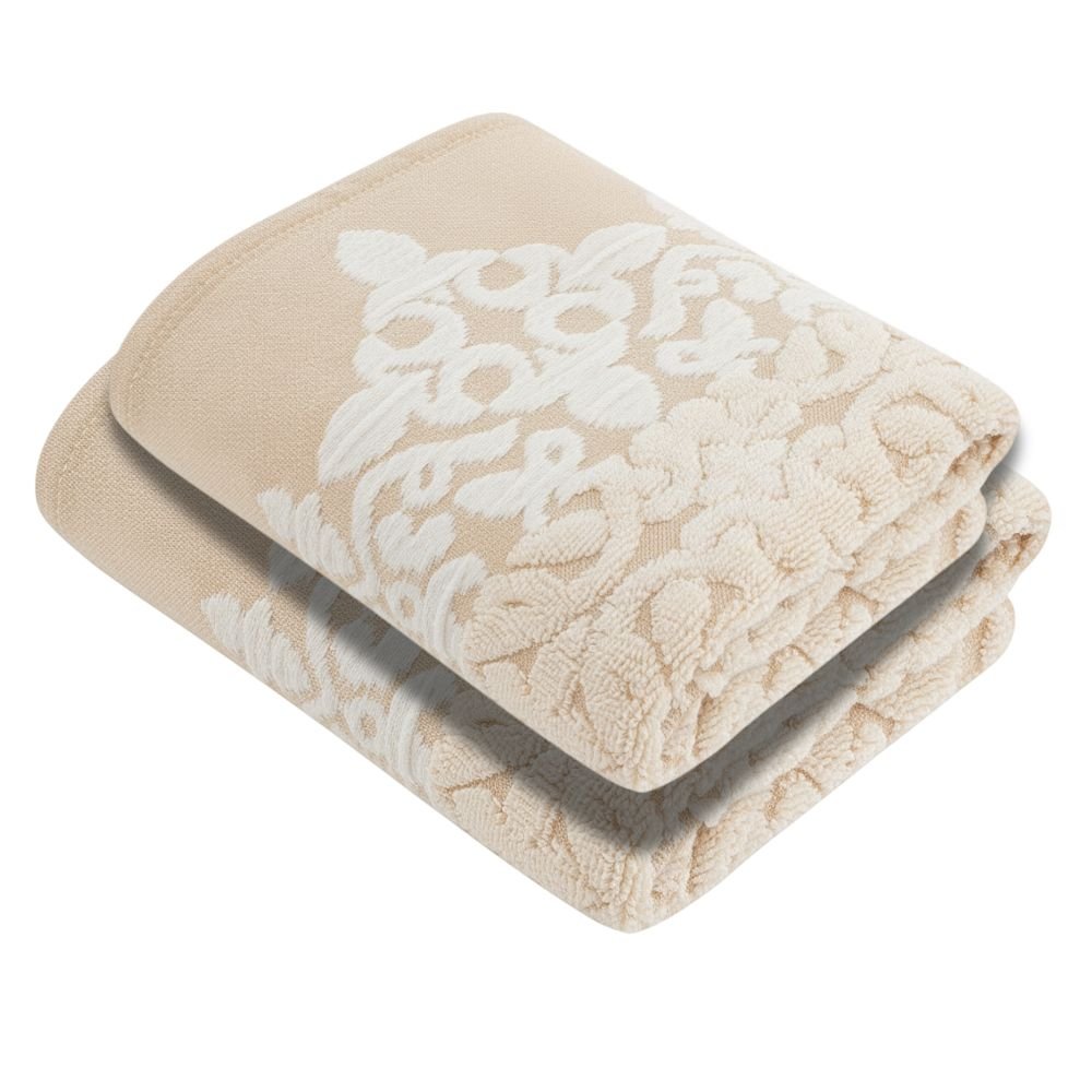 Luxury Turkish Hand Towels 100% Turkish Cotton, Quick Drying, High Absorbency, Ultra Soft Towels For Home and Bath, Oversized 20"W x 30"L 2-Piece Hand Towels, Charm Style - Wear Sierra