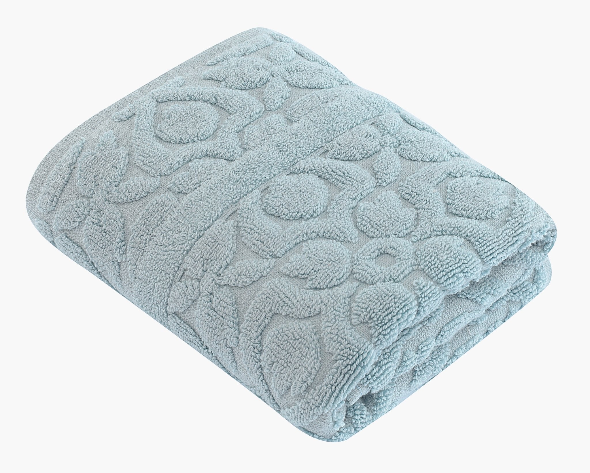 Luxury Turkish Hand Towels, 100% Turkish Cotton, Quick Drying, High Absorbency, Ultra Soft Towels For Home and Bath, Oversized 20"W x 30"L 2-Piece Plush Hand Towels, Flora Style - Wear Sierra