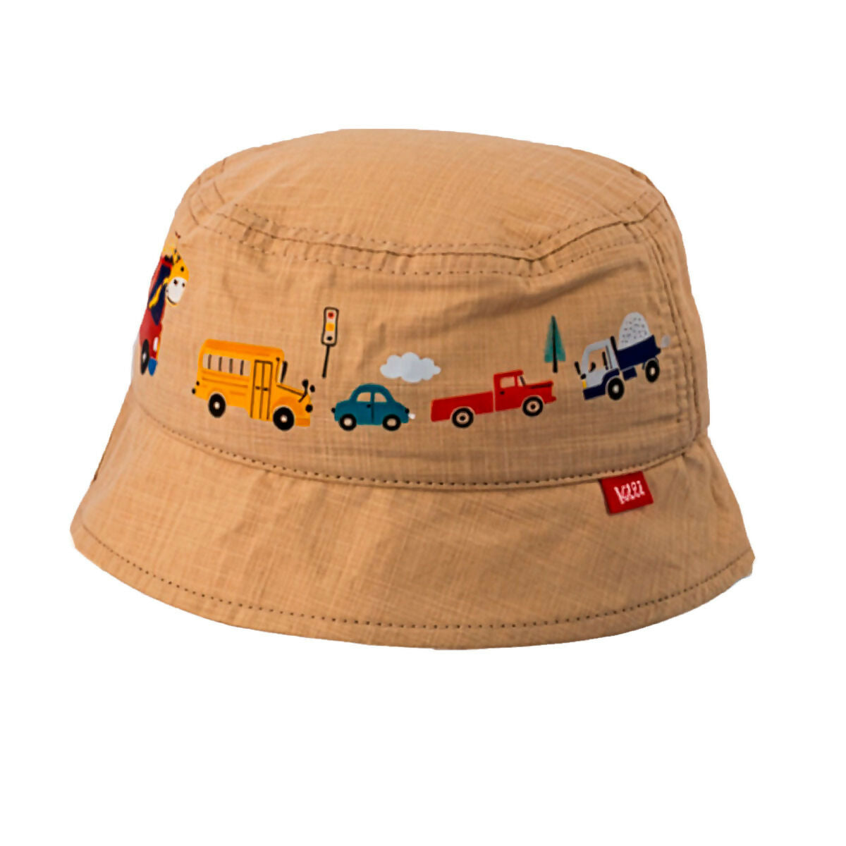 Toddler Boys Bucket Hat With Train Pattern, Fits Ages 1 Year to 4 Years