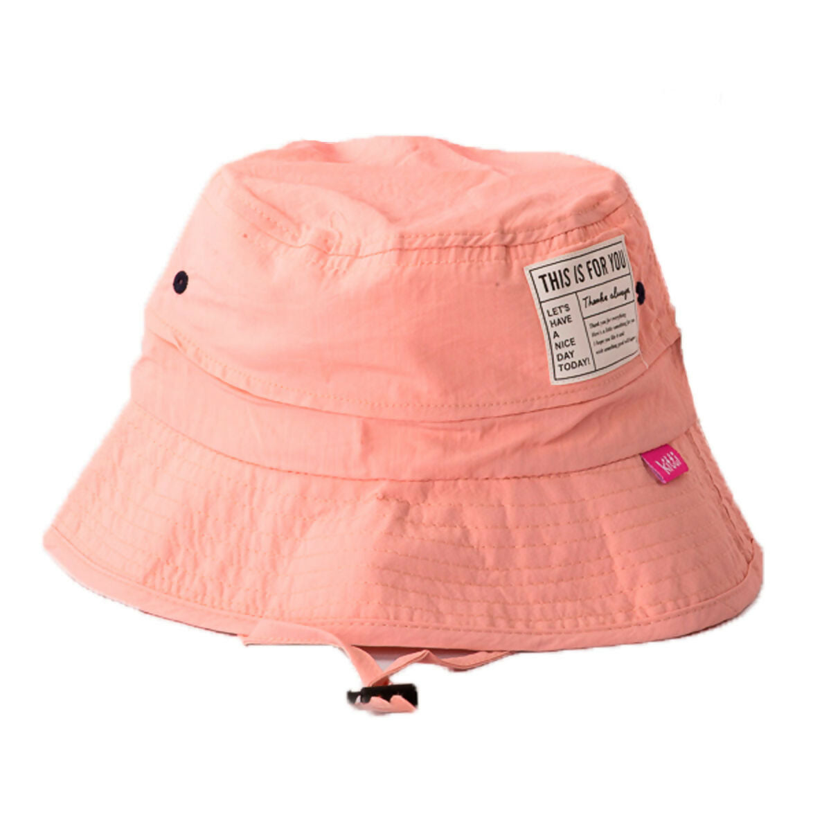 Girls Adjustable Wide Brim Sun Hat - Fits Ages 6 Years to 8 Years