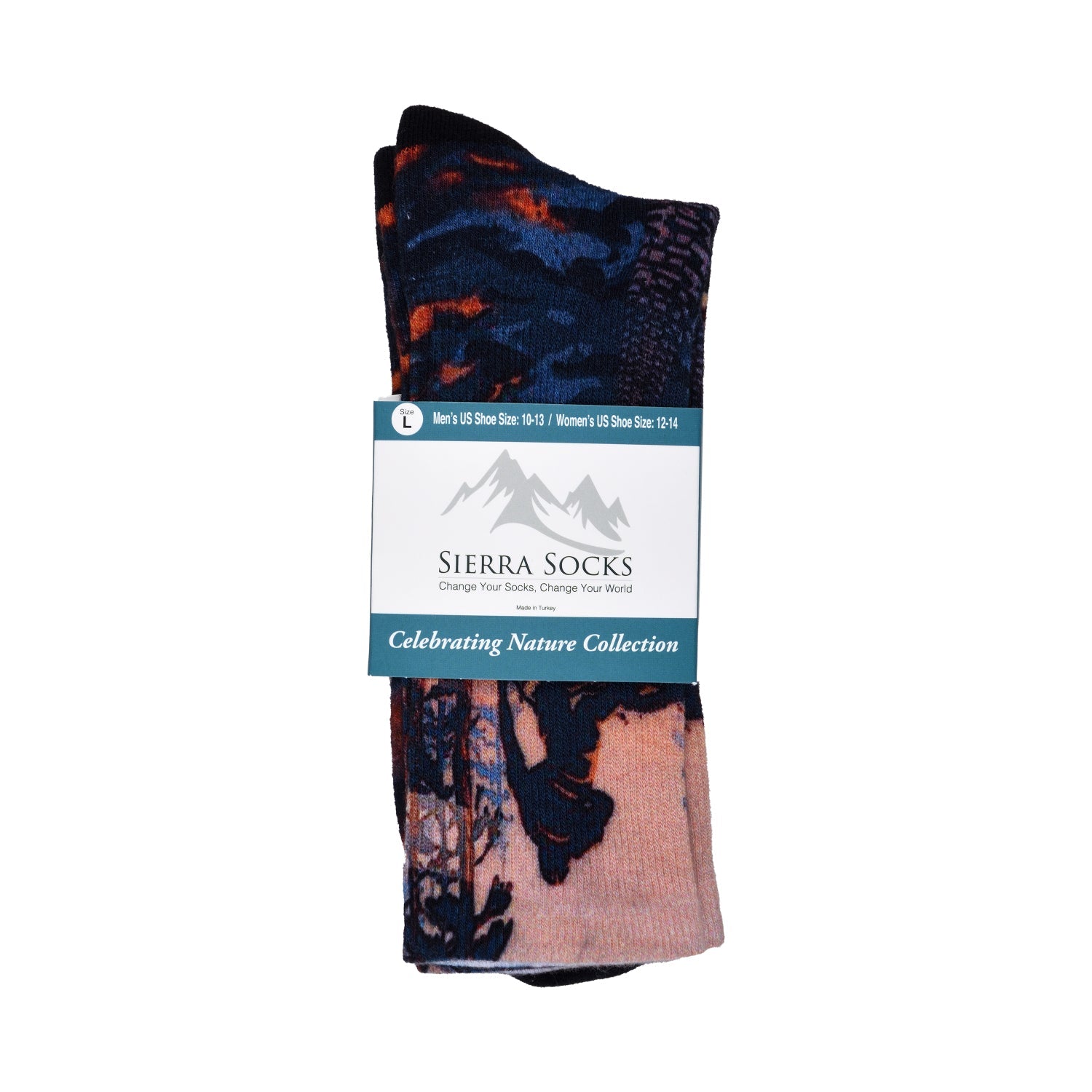 Men & Women's CoolMax Knee-High Socks, Nature Inspired Collection for Men & Women Eco-Friendly Knee High Socks - Wear Sierra