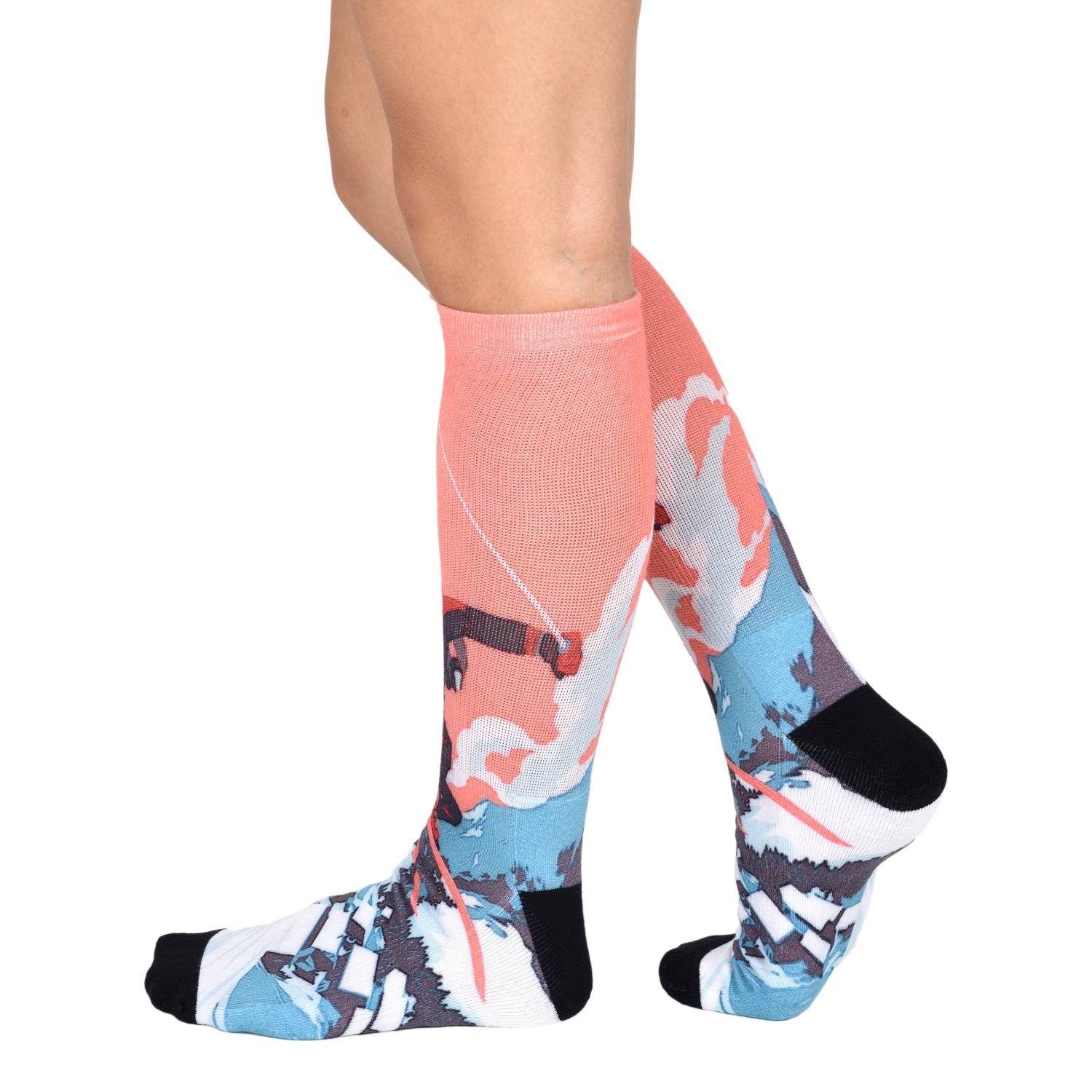 Men & Women's CoolMax Knee-High Socks, Nature Inspired Collection for Men & Women Eco-Friendly Knee High Socks - Wear Sierra