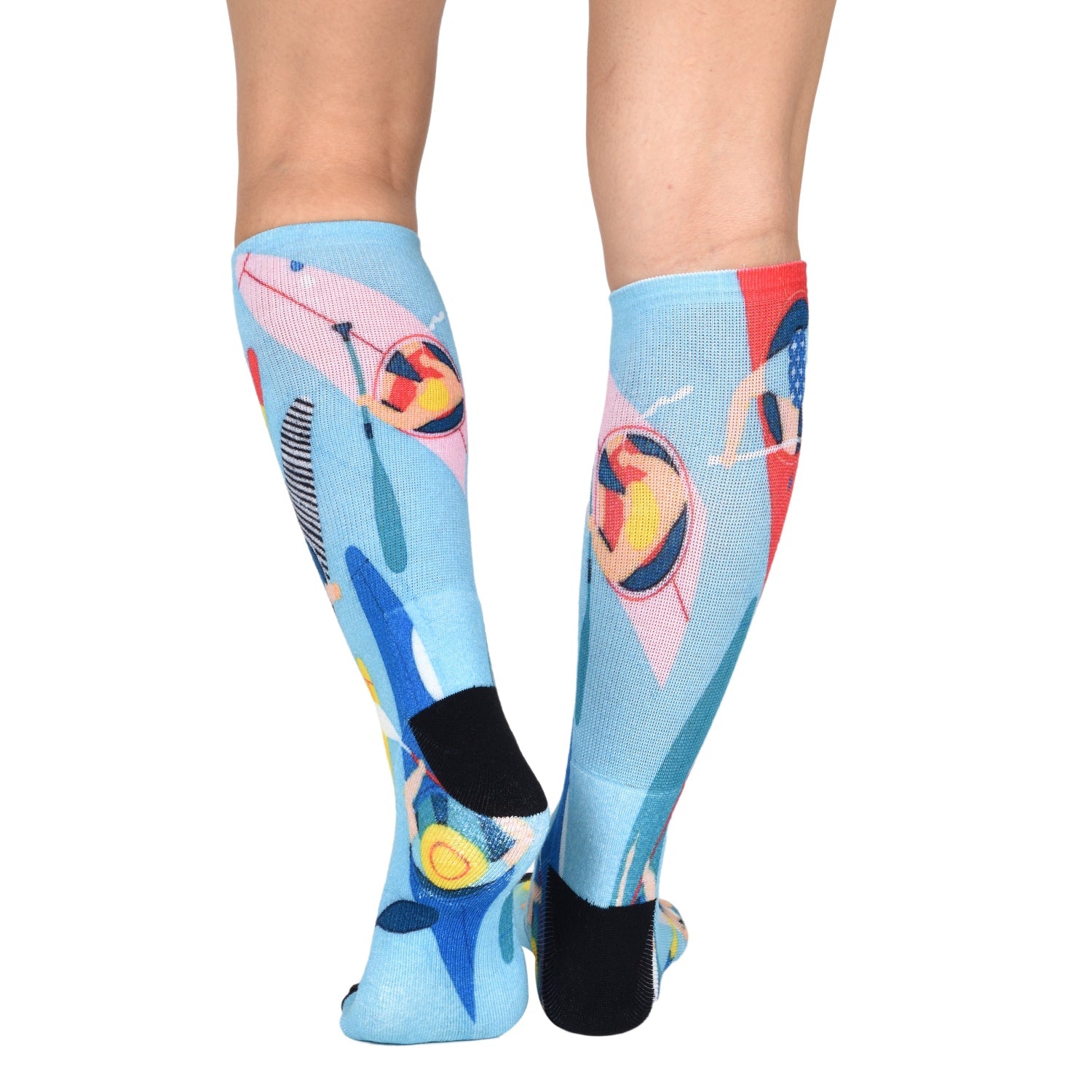 Men & Women's CoolMax Knee-High Socks, Nature Inspired Collection for Men & Women Eco-Friendly Knee High Socks - Wear Sierra