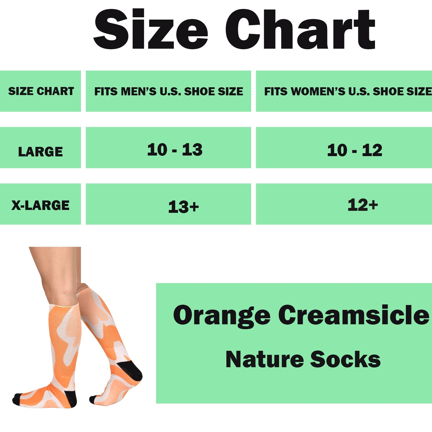 Men & Women's CoolMax Knee-High Socks, Nature Inspired Collection for Men & Women Eco-Friendly Knee High Socks - Wear Sierra