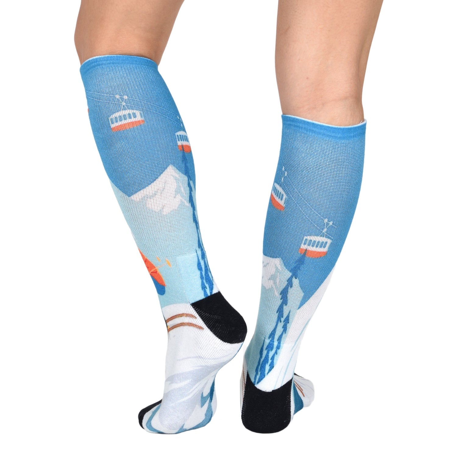 Men & Women's CoolMax Knee-High Socks, Nature Inspired Collection for Men & Women Eco-Friendly Knee High Socks - Wear Sierra