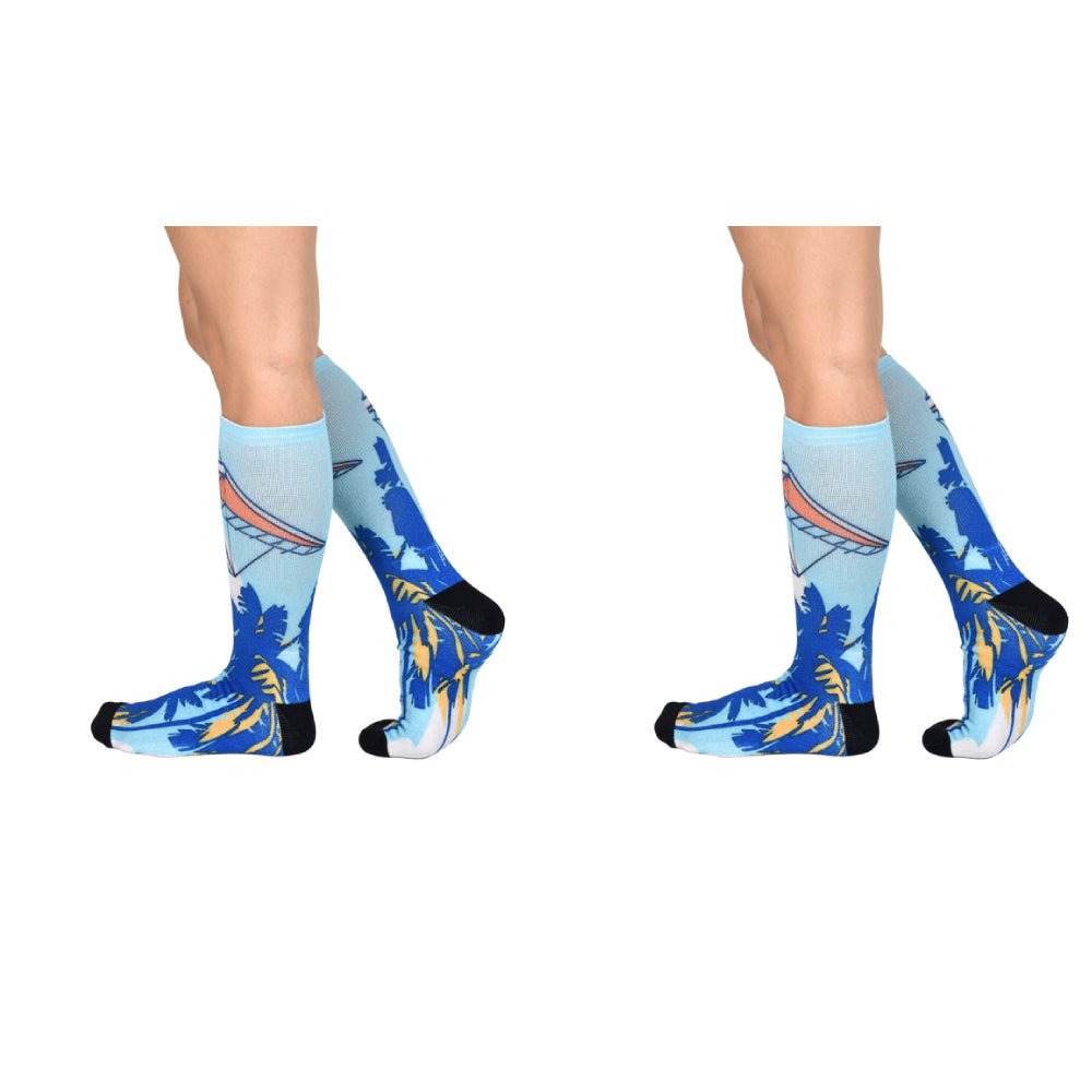 Men & Women's CoolMax Knee-High Socks, Nature Inspired Collection for Men & Women Eco-Friendly Knee High Socks - Wear Sierra