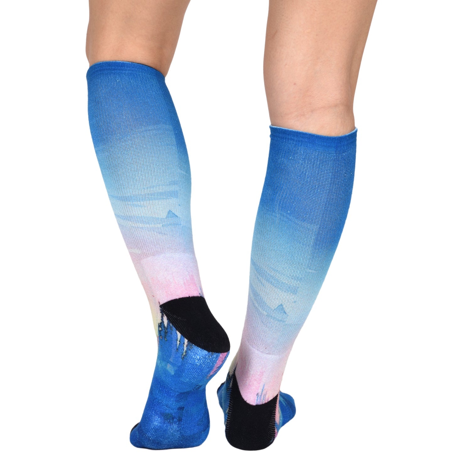 Men & Women's CoolMax Knee-High Socks, Nature Inspired Collection for Men & Women Eco-Friendly Knee High Socks - Wear Sierra