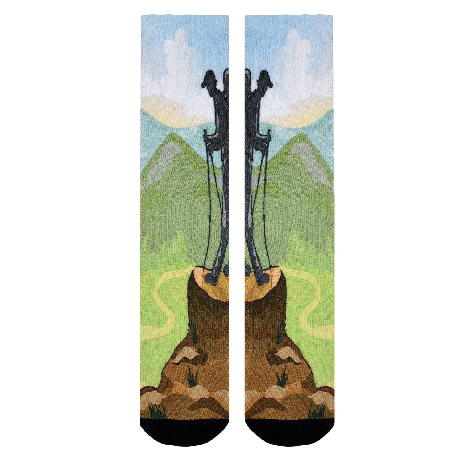 Men & Women's CoolMax Knee-High Socks, Nature Inspired Collection for Men & Women Eco-Friendly Knee High Socks - Wear Sierra